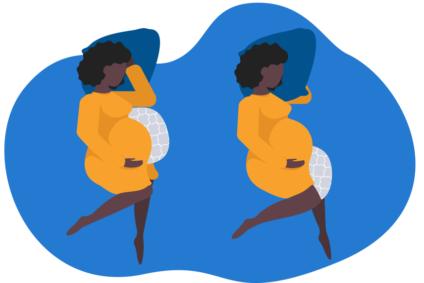 wig zwangerschapskussen